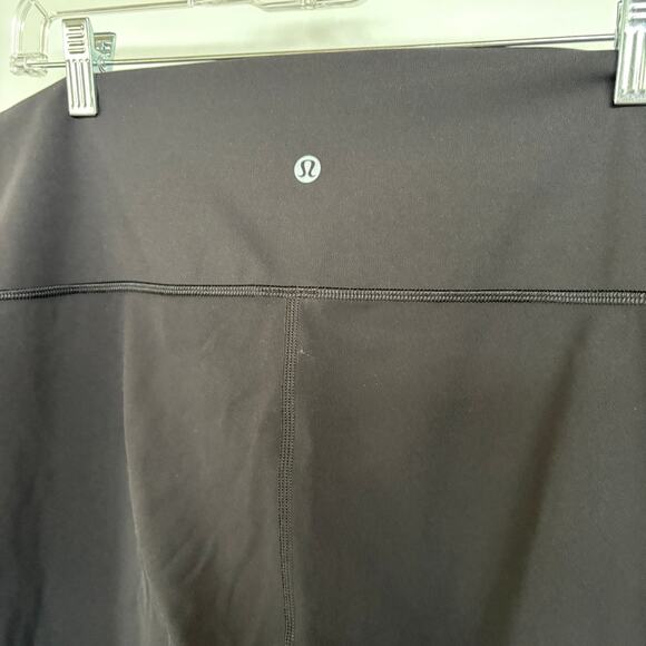 Lululemon Black Ankle Full Length Leggings Plus Size 20 - Picture 4 of 7